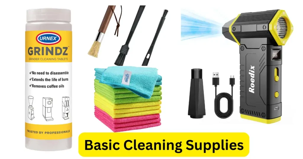 basic cleaning supplies