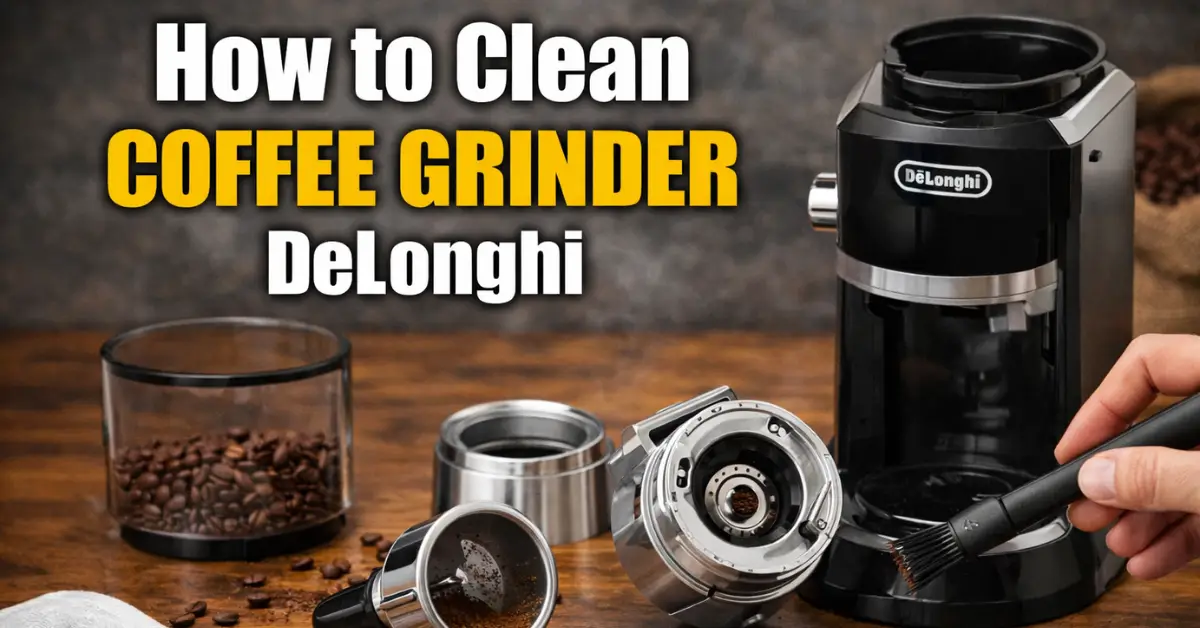 How to Clean Coffee Grinder Delonghi (Complete Step-by-Step Guide for Better Coffee)