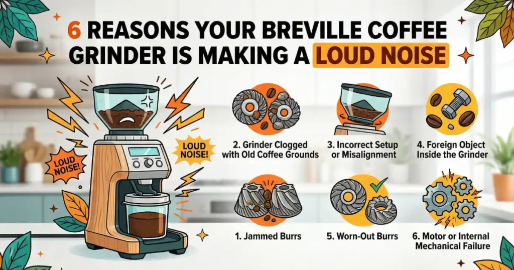 6 Reasons Your Breville Coffee Grinder Is Making a Loud Noise