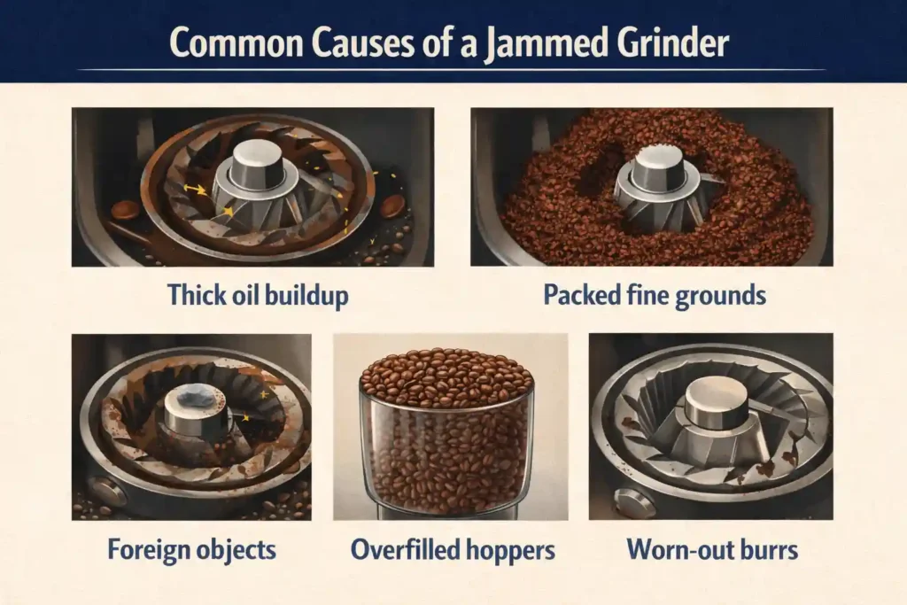 Common Causes of a Jammed Grinder