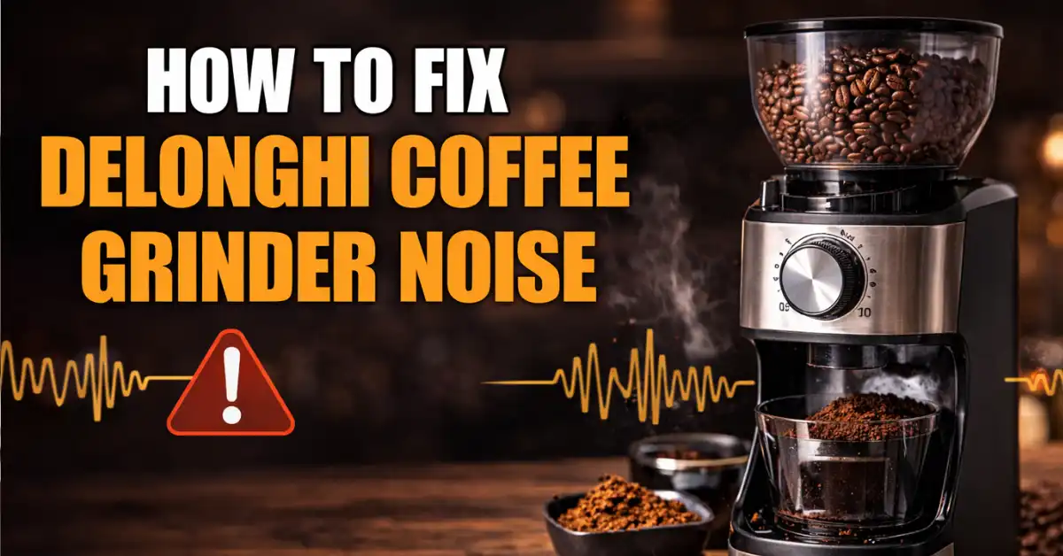 How to Fix DeLonghi Coffee Grinder Making Noise: Step-by-Step guide