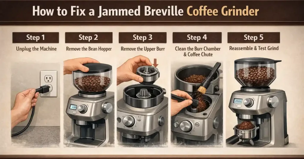 How to Fix a Jammed Breville Coffee Grinder