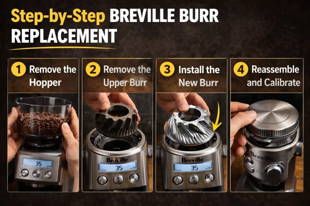 Step-by-Step Breville Burr Replacement