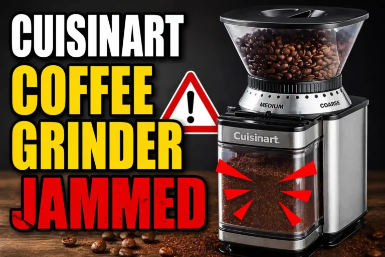 Cuisinart Coffee Grinder Jammed? Here’s How to Fix It Without Losing Your Mind (or Your Morning)