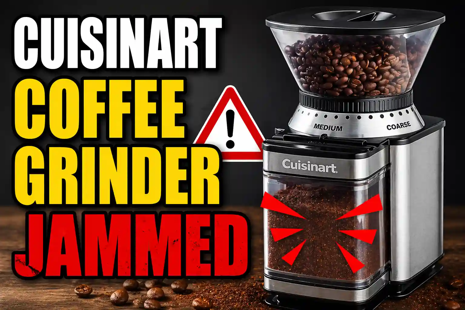 Cuisinart Coffee Grinder Jammed? Here’s How to Fix It Without Losing Your Mind (or Your Morning)
