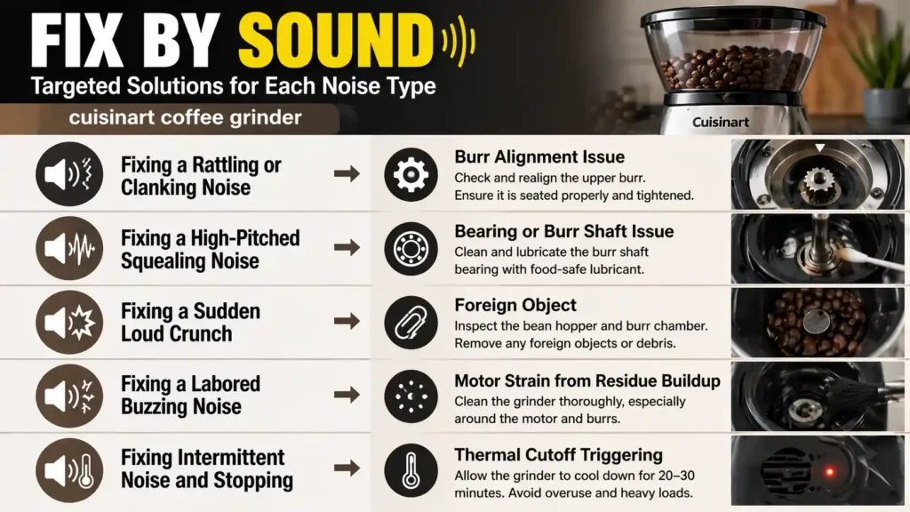 Fix by Sound — Targeted Solutions for Each Noise Type