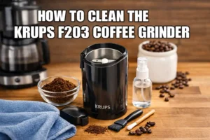 How to Clean the Krups F203 Coffee Grinder (Without Ruining the Motor)