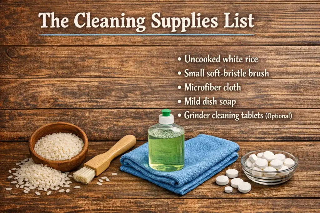 The Cleaning Supplies List