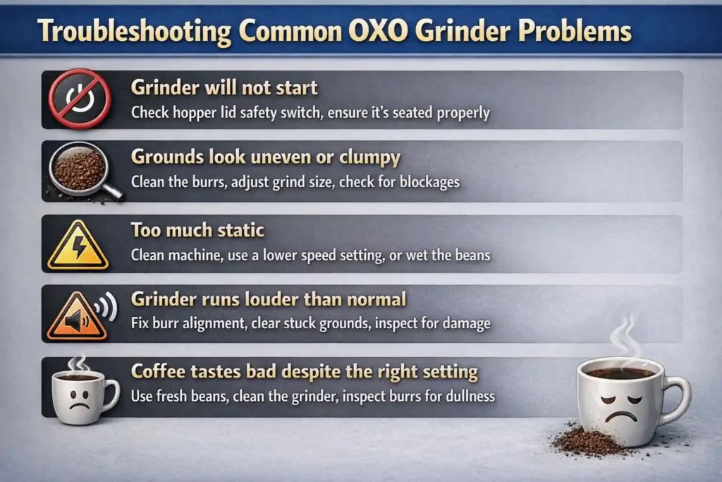Troubleshooting Common OXO Grinder Problems
