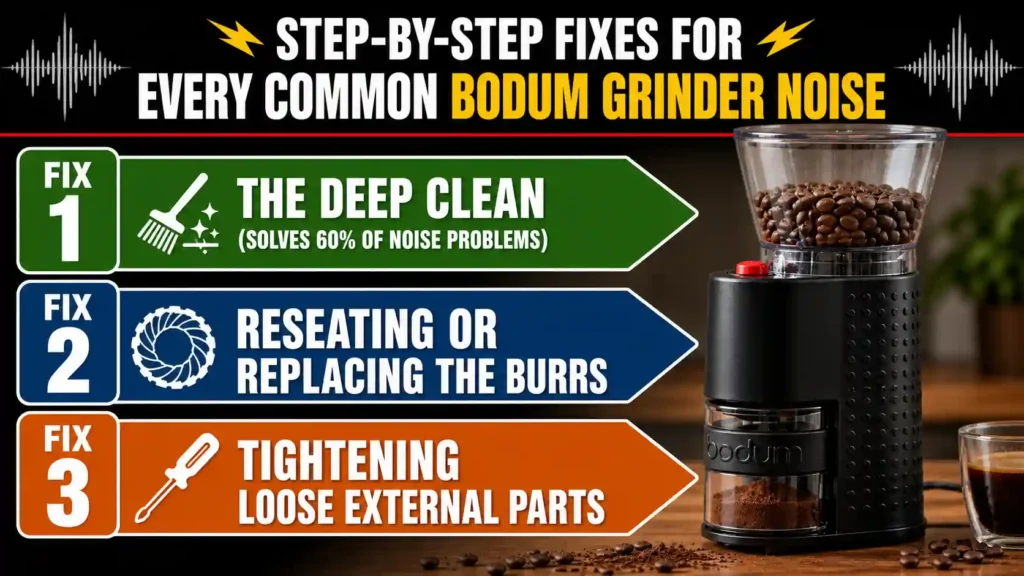 Fixes for Every Common Bodum Grinder Noise