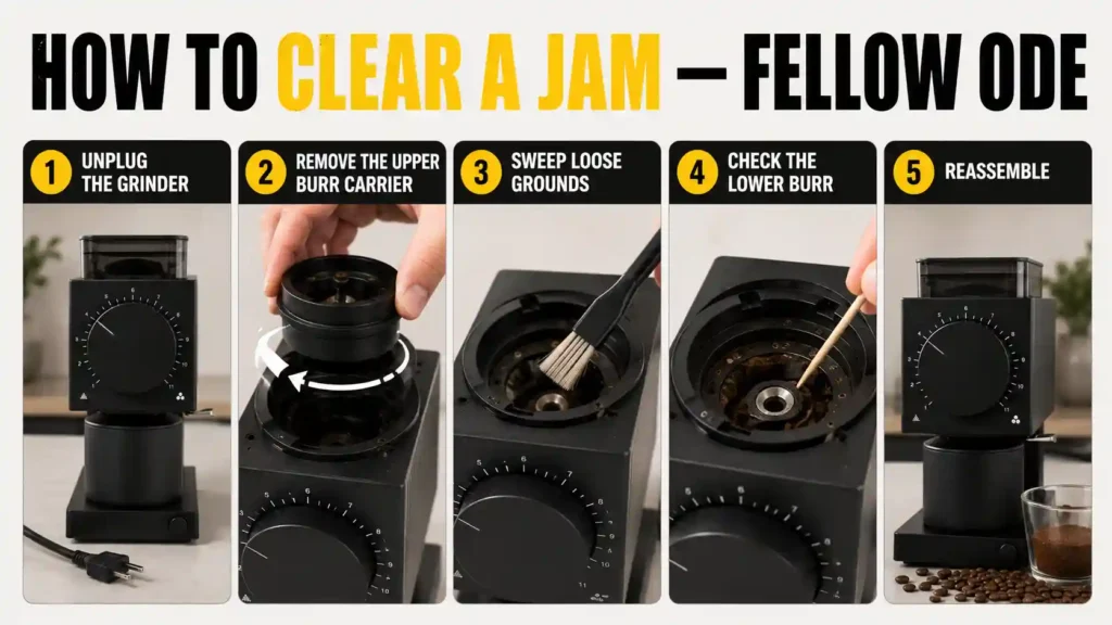 How to Clear a Jam — Fellow Ode