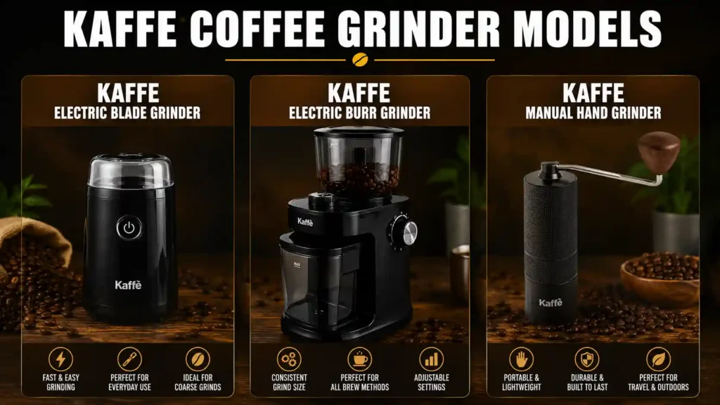 Kaffe Coffee Grinder Models