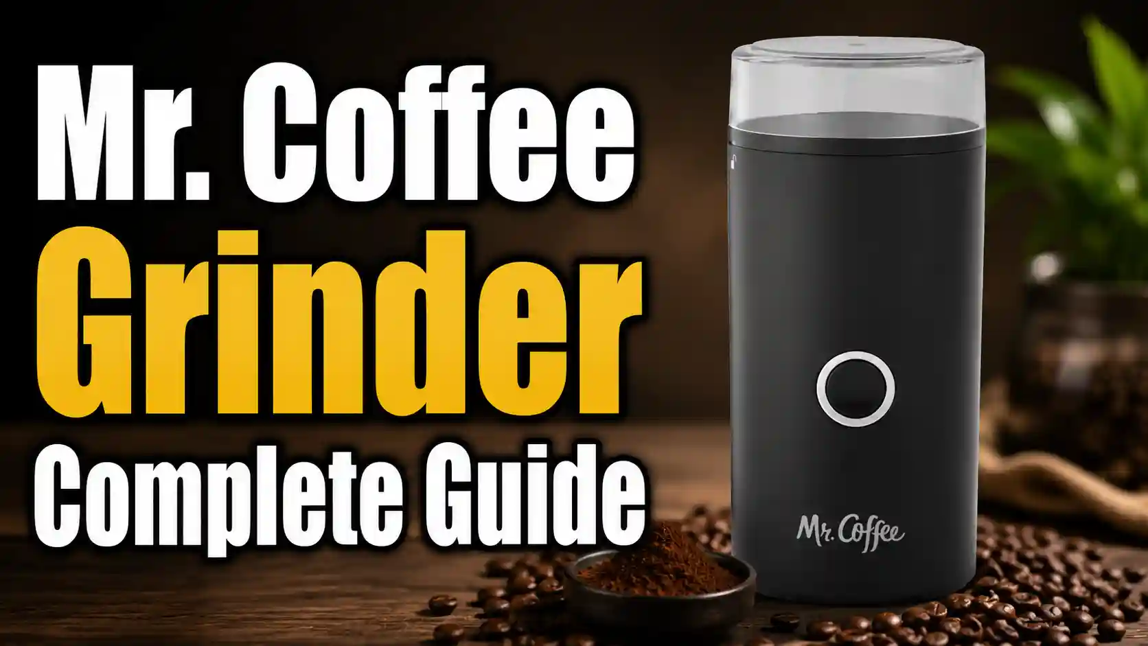 Mr. Coffee Grinder Complete Guide: Everything You Need to Know