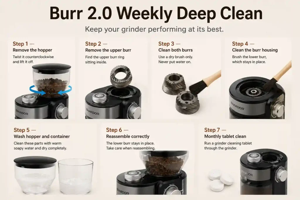 Burr 2.0 Daily Quick Clean