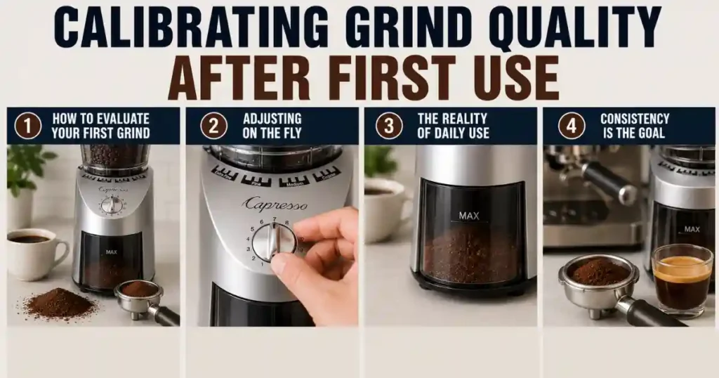 Calibrating Grind Quality After First Use
