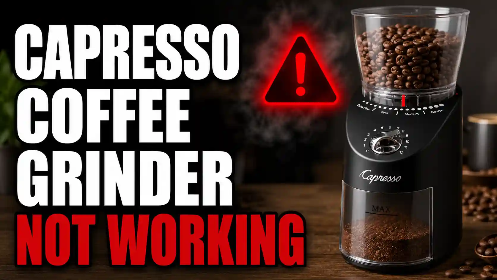 Capresso Coffee Grinder Not Working? Here’s How to Fix It Fast