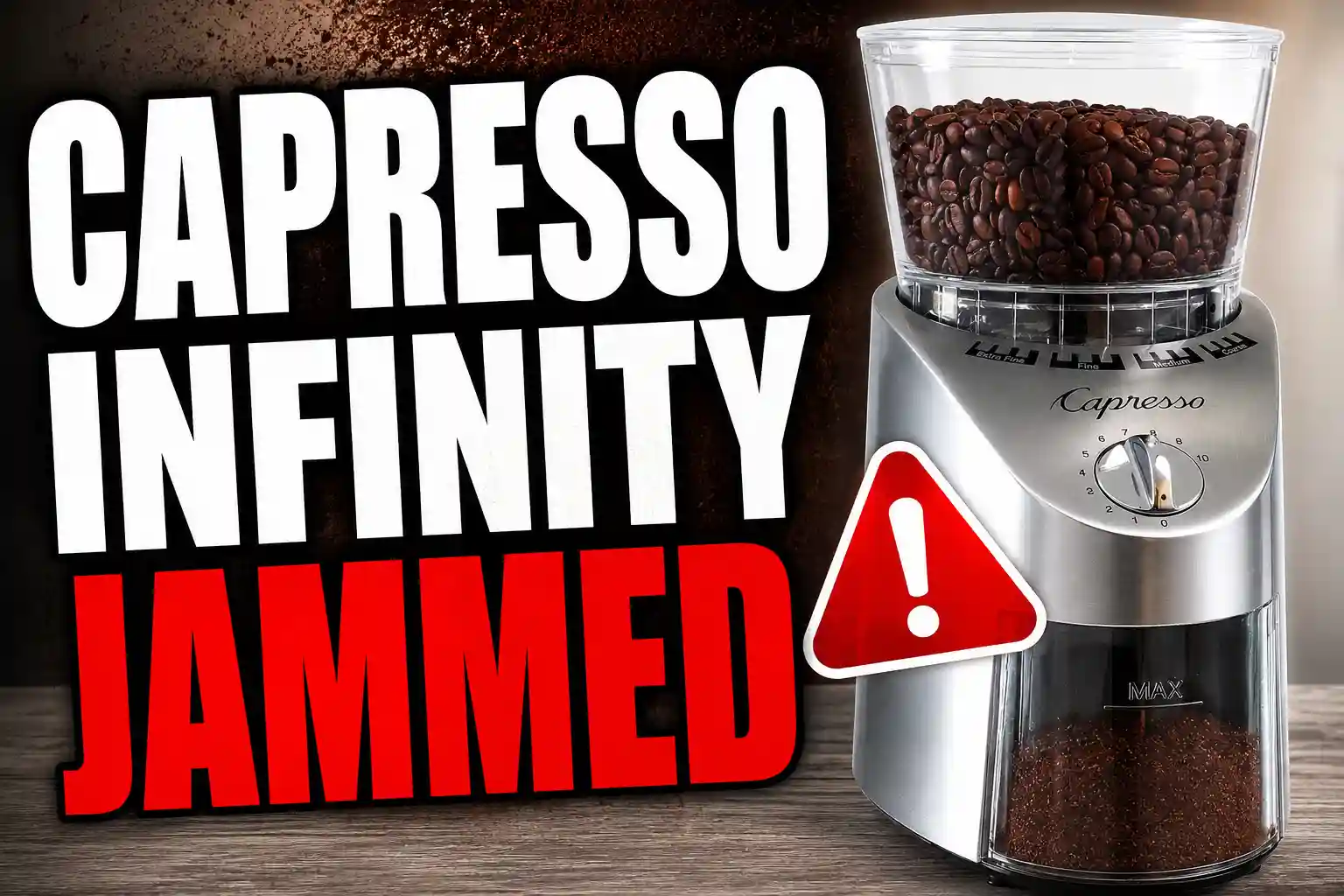 Capresso Infinity Jammed? Here’s How to Fix It Fast (Without Losing Your Morning)