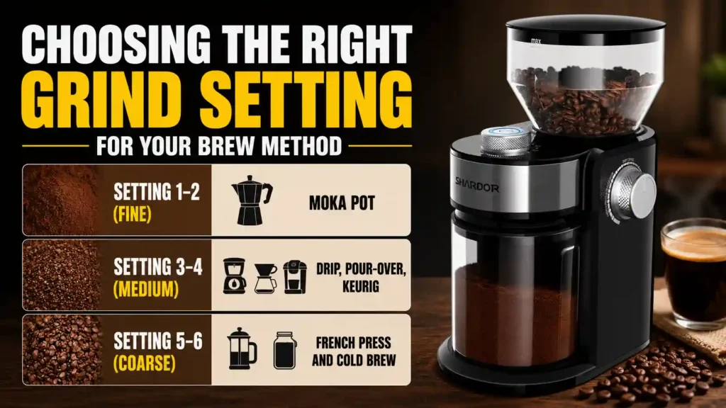 Choosing the Right Grind Setting for Your Brew Method