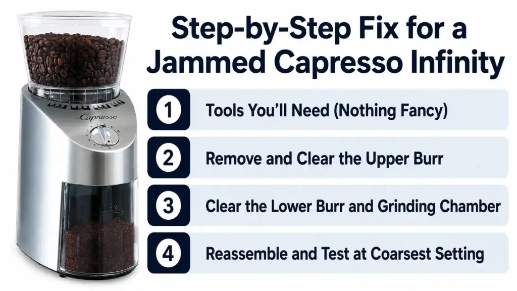Fix for a Jammed Capresso Infinity