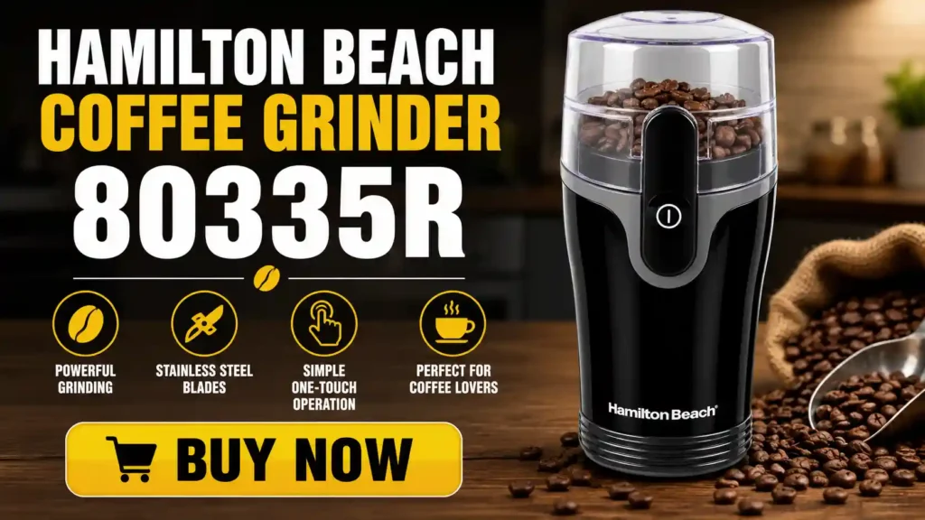 Hamilton Beach Coffee Grinder 80335R 

