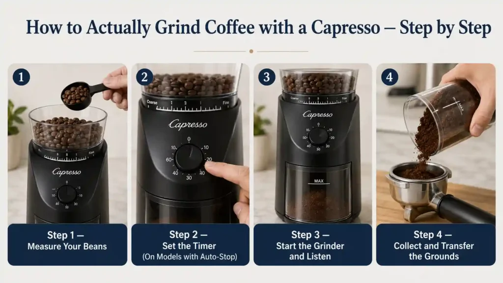 How to Actually Grind Coffee with a Capresso