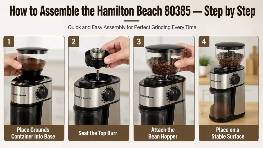 How to Assemble the Hamilton Beach 80385 — Step by Step