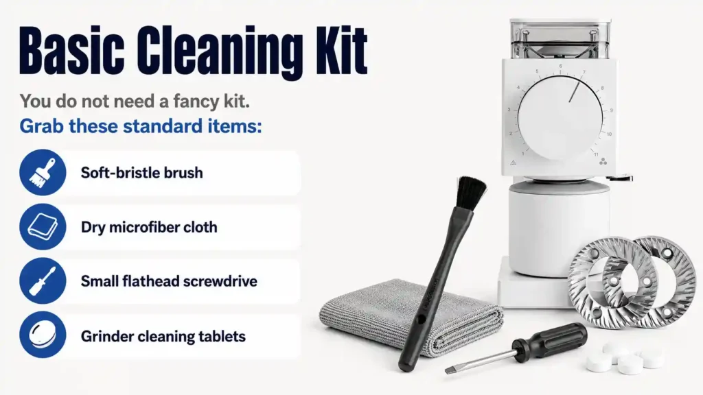 How to Clean Fellow Ode Gen 2 basic cleanig kit