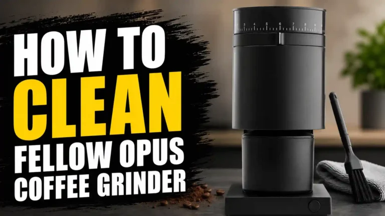 Coffee Grinder Maintenance