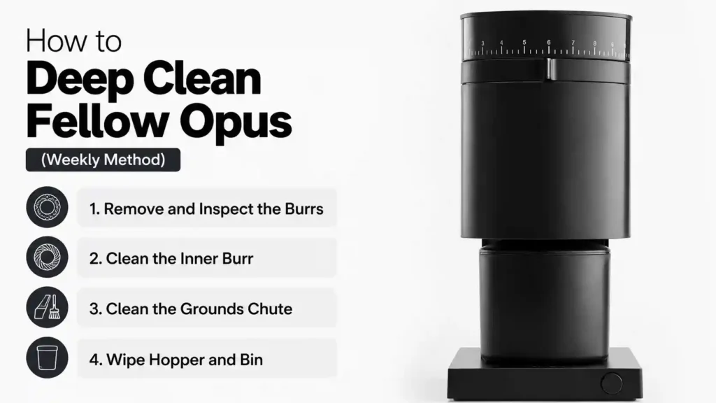 How to Deep Clean Fellow Opus