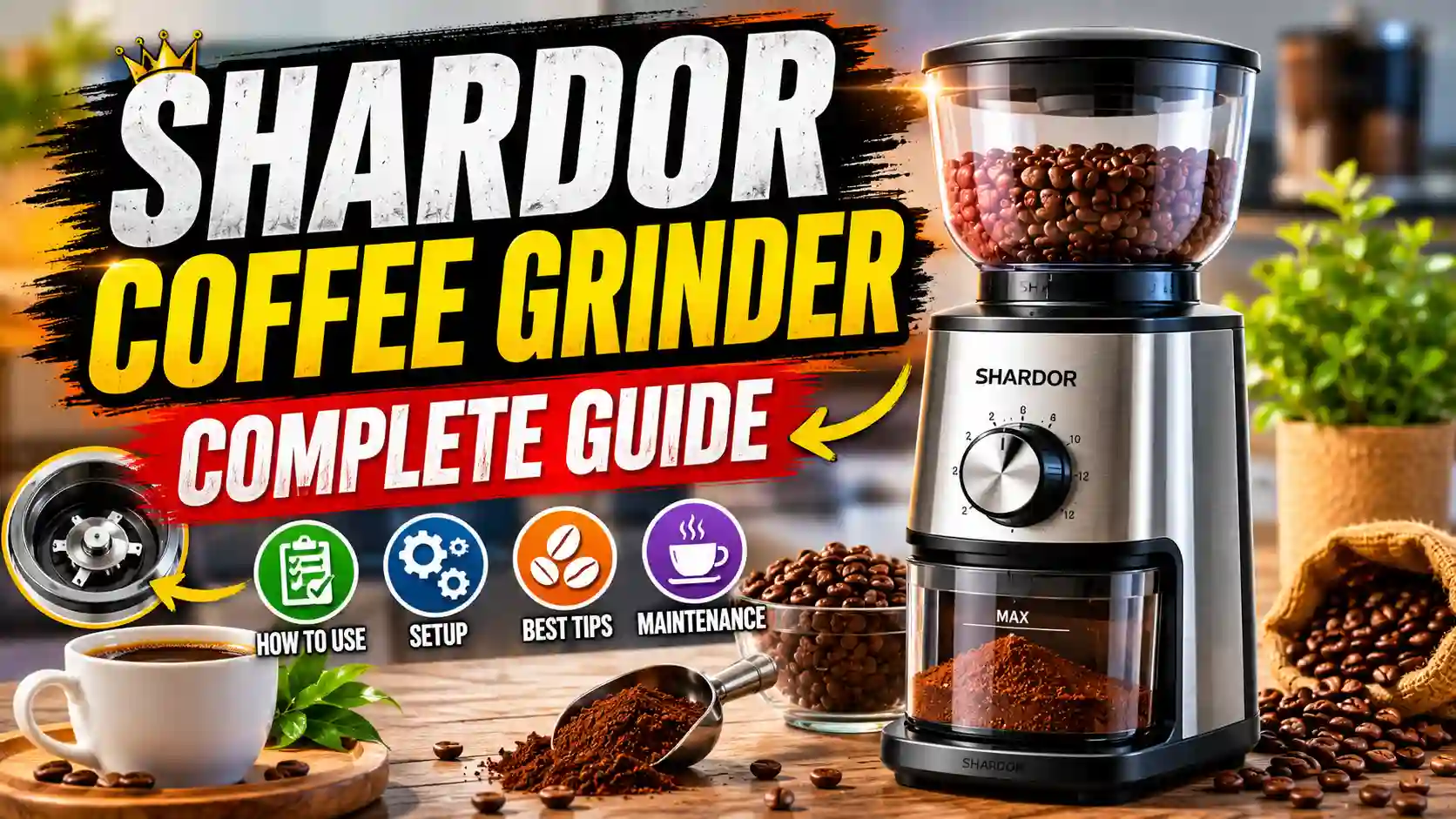 SHARDOR Coffee Grinder Complete Guide: Everything You Need to Know