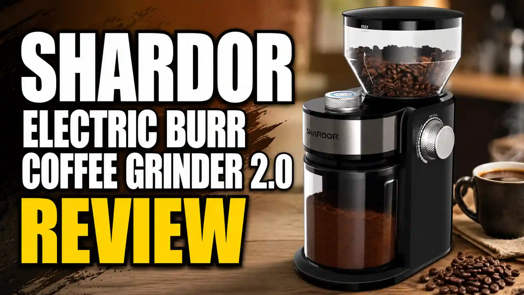 SHARDOR Electric Burr Coffee Grinder 2.0 Review: Is It Worth Your Counter Space?