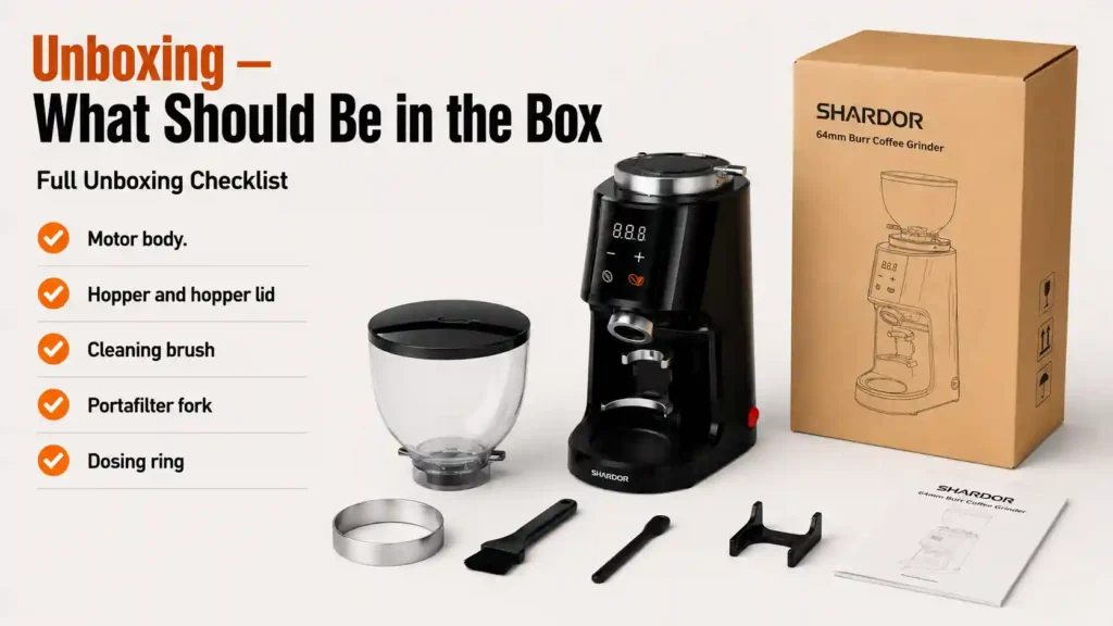 Unboxing — What Should Be in the Box Shardor professional