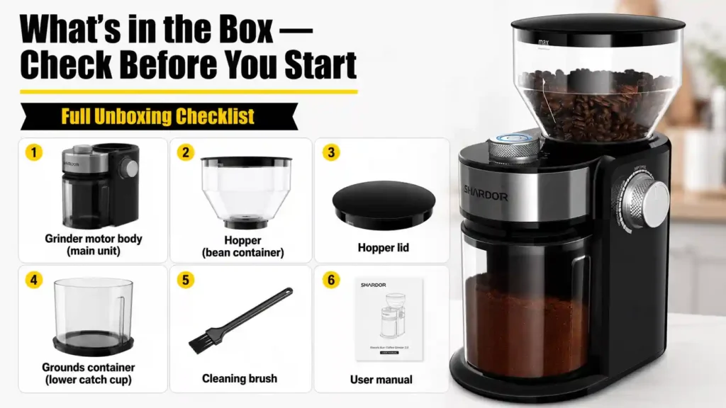What's in the Box — Check Before You Start