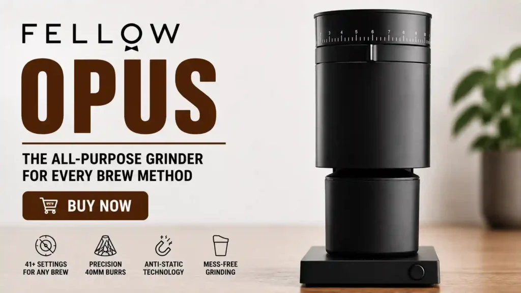 fellow opus coffee grinder
