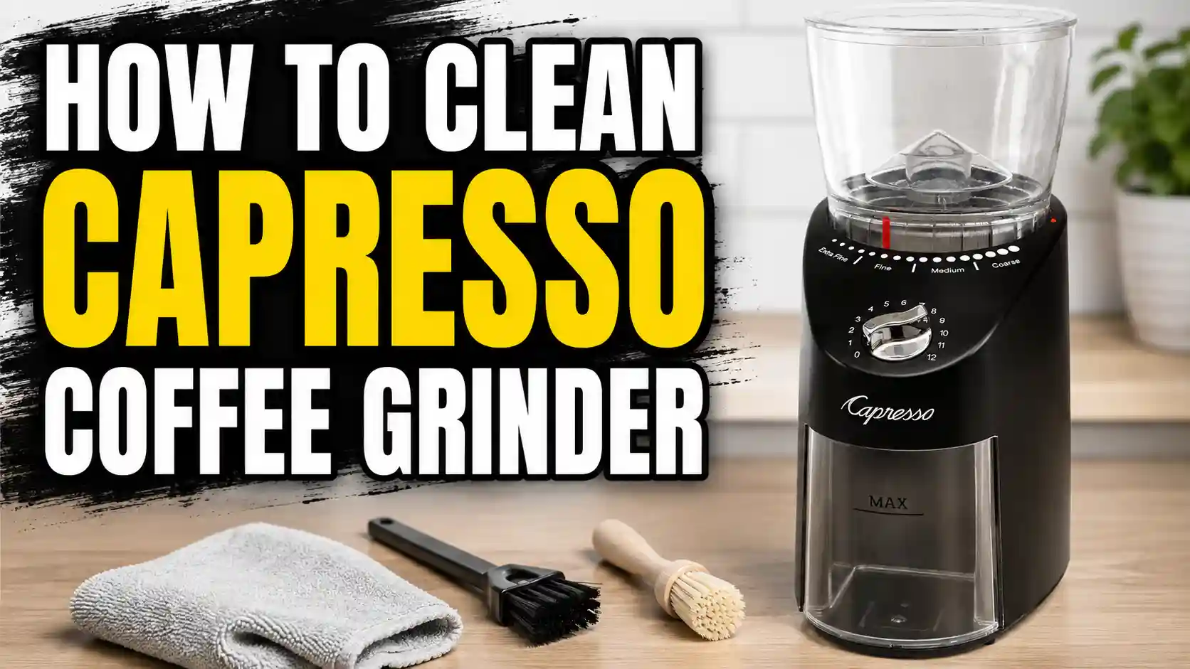 How to Clean a Capresso Coffee Grinder (Step-by-Step Guide That Actually Works)