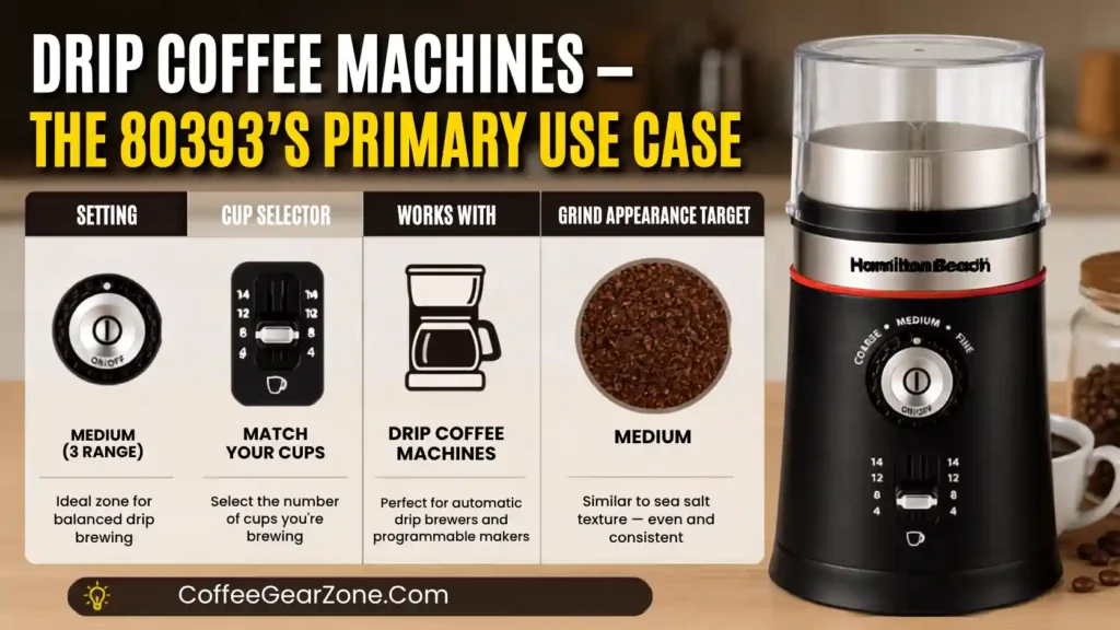 Drip Coffee Machines — The 80393's Primary Use Case