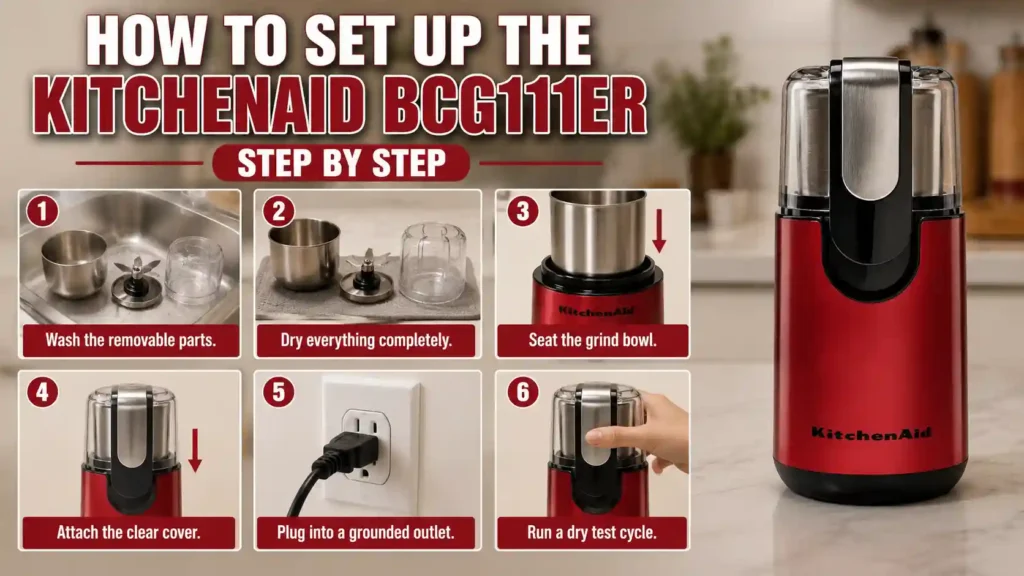 How to Set Up the KitchenAid BCG111ER