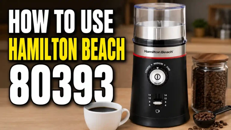 How to Use Hamilton Beach 80393 — Complete Operating Guide for Better Coffee Every Day