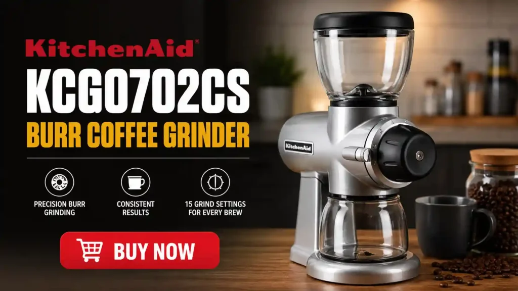 KitchenAid KCG0702CS Burr Coffee Grinder