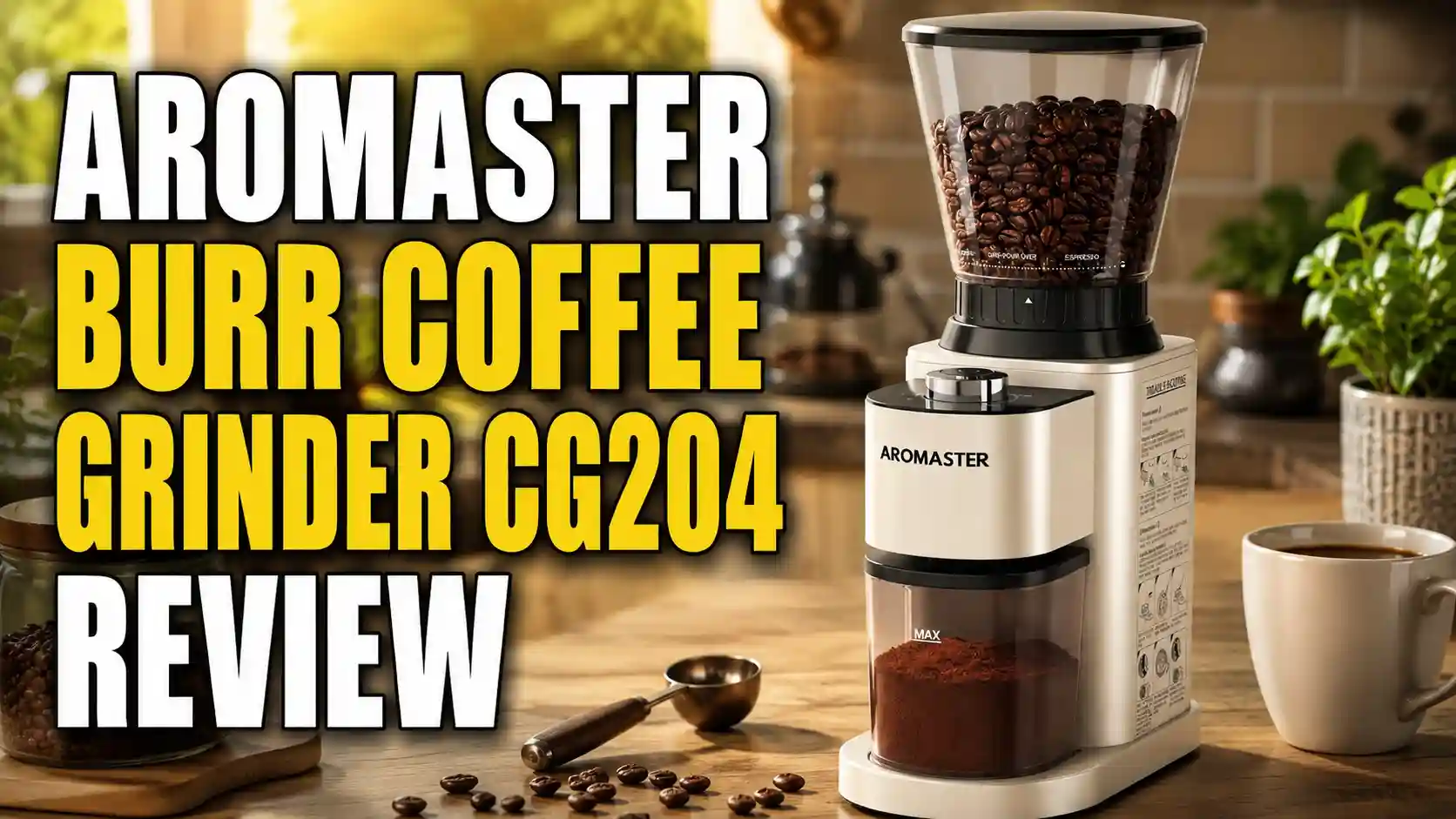 Aromaster Burr Coffee Grinder CG204 Review: Is It Worth Buying?