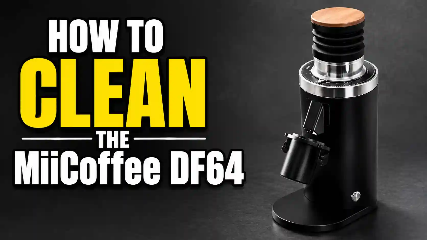 How to Clean the MiiCoffee DF64 II Single Dosing Coffee Grinder
