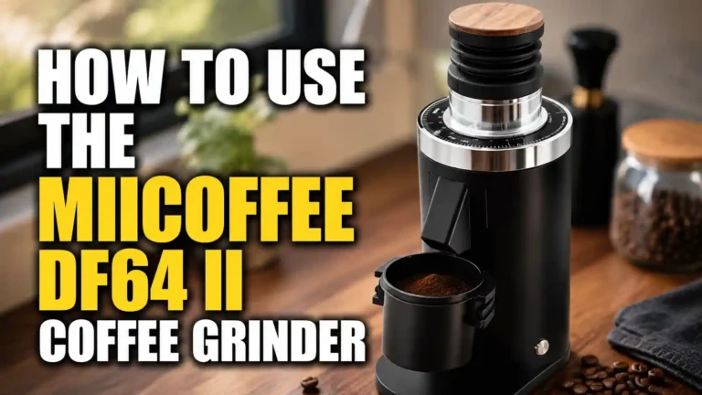 How to Use the MiiCoffee DF64 II Coffee Grinder (Step-by-Step Setup & Grinding Guide)