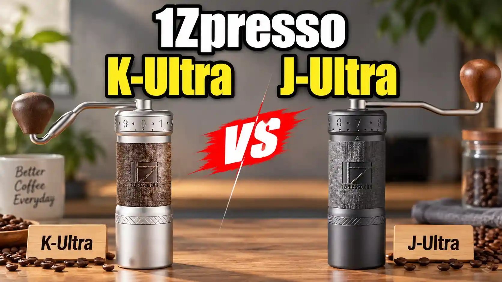 1Zpresso K-Ultra vs J-Ultra: Which Manual Grinder Should You Buy?