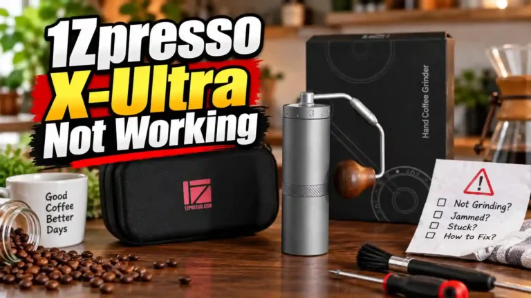 1Zpresso X-Ultra Not Working? How to Fix Stuck Handles, Drifting Dials & Uneven Grinds