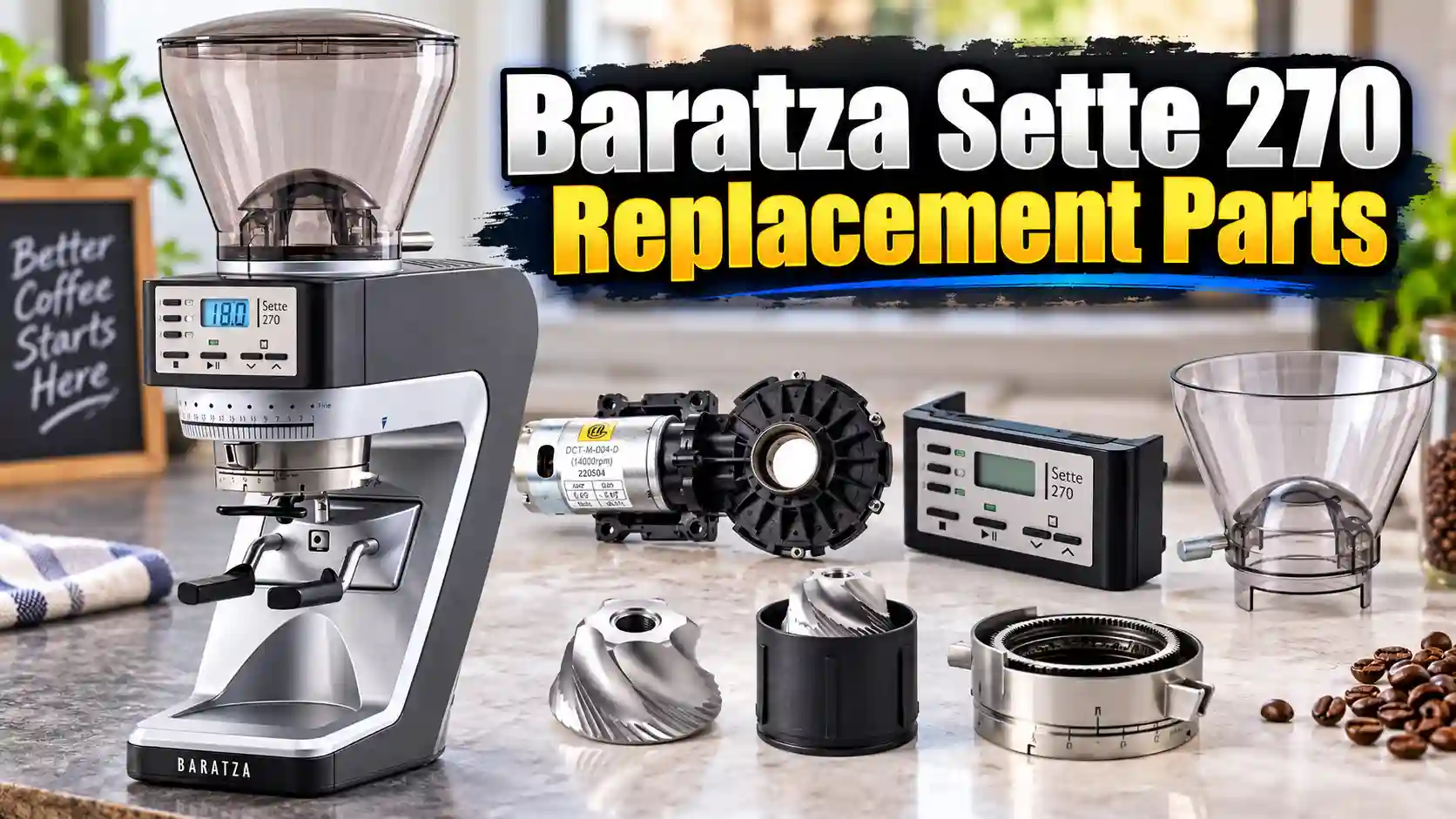 Baratza Sette 270 Replacement Parts: What Wears Out, What It Costs, and How to Swap It