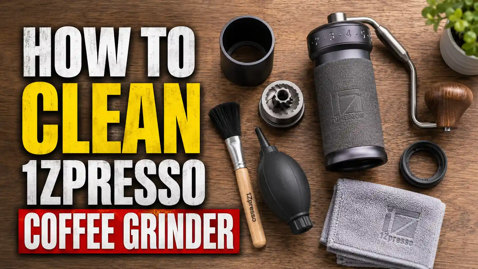 How to Clean a 1Zpresso Coffee Grinder (K-Ultra, Q & J-Ultra Guide)