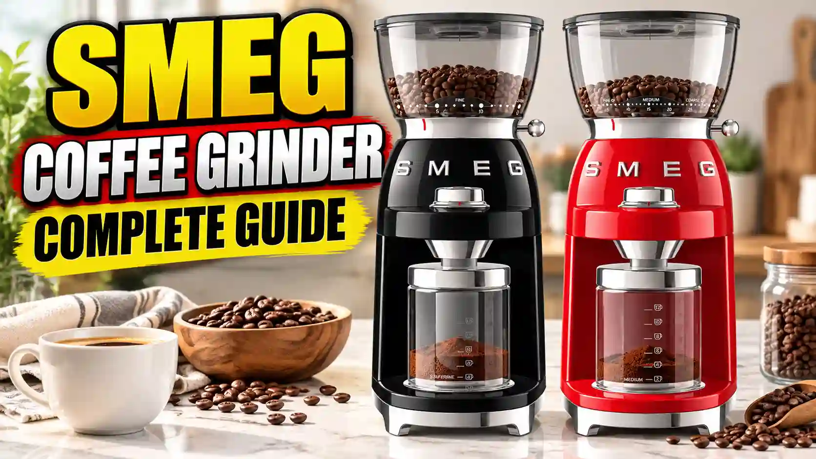 Smeg Coffee Grinder Complete Guide: CGF03 vs CGF11 Settings, Cleaning and Fixes