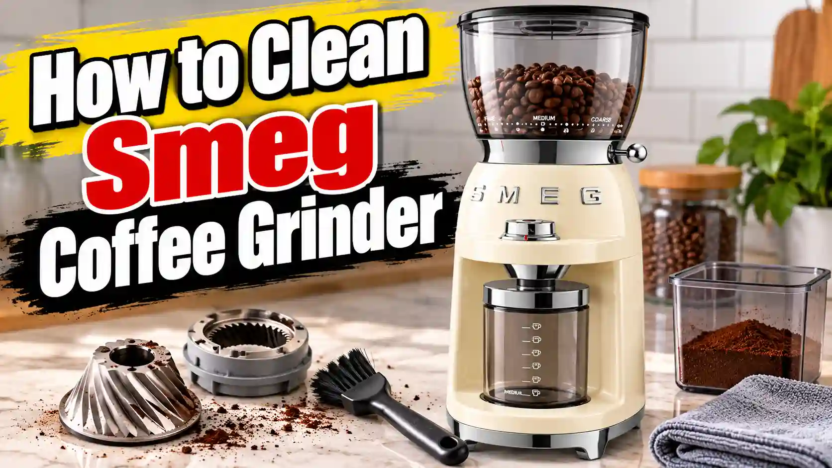 How to Clean a Smeg Coffee Grinder (CGF03 & CGF11): Step-by-Step