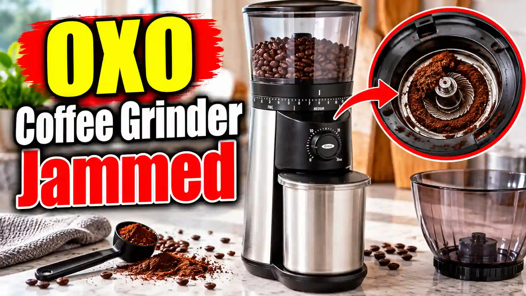 OXO Coffee Grinder Jammed? How to Clear It Step by Step