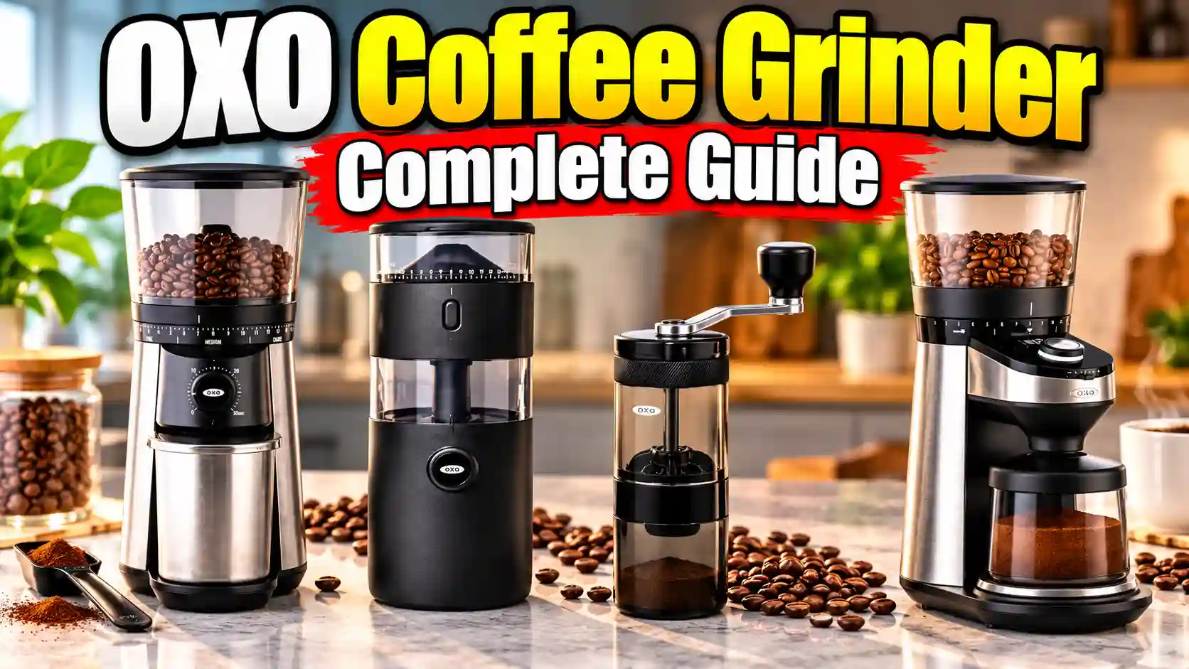 OXO Coffee Grinder: Complete guide, Models, Settings, Cleaning and Fixes (2026)